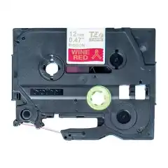 Brother Tape TZE-RW34 12mmx4m gull/rød