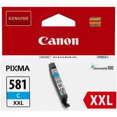 Canon Blekkpatron CLI-581CXXL Cyan Ekstra Høykapasitet (11.7ml)