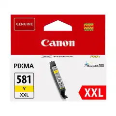 Canon Blekkpatron CLI-581YXXL Gul Ekstra Høykapasitet (11.7ml)