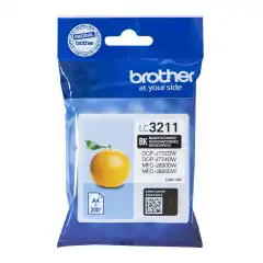 Brother Blekkpatron LC-3211BK Sort (200 sider)