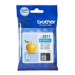 Brother Blekkpatron LC-3211C Cyan (200 sider)