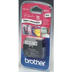 Brother MK231 M-Tape Sort på Hvit 12mm (8m)