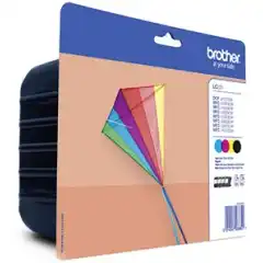 Brother Blekkpatron Pakke LC-223 Sort/CMY (1x11.8ml/3x5.9ml) (4x550 sider)