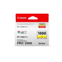 Canon Blekkpatron PFI-1000Y Gul (80ml)
