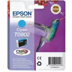 Epson Blekkpatron T0802 Cyan (7.4ml)