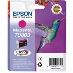 Epson Blekkpatron T0803 Magenta (7.4ml)