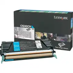 Lexmark Toner Cyan C5240CH Høykapasitet Return (5.000 sider)