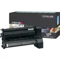 Lexmark Toner Magenta C782X1MG Ekstra Høykapasitet (15.000 sider)