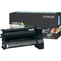 Lexmark Toner Gul C782X1YG Ekstra Høykapasitet (15.000 sider)