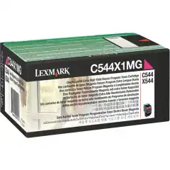 Lexmark Toner Magenta C544X1MG Ekstra Høykapasitet (4.000 sider)