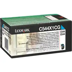 Lexmark Toner Cyan C544X1CG Ekstra Høykapasitet (4.000 sider)