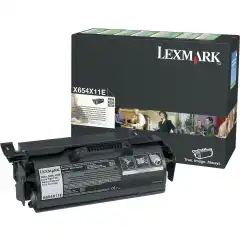 Lexmark Toner Sort X654X11E Ekstra Høykapasitet (36.000 sider)