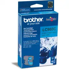 Brother Blekkpatron LC-980C Cyan (5.5ml) (260 sider)