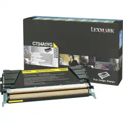 Lexmark Toner Gul C734A1YG (6.000 sider)