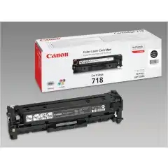 Canon Toner 718BK Sort 2stk (2x3.400 sider)