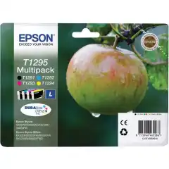 Epson Blekkpatron Pakke T1295 Sort/CMY (11.2ml/3x7ml)