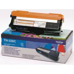 Brother Toner TN-328C Cyan Ekstra Høykapasitet (6.000 sider)