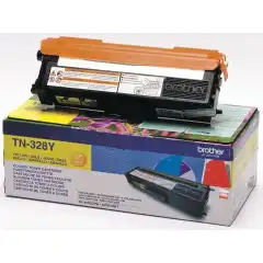 Brother Toner TN-328Y Gul Ekstra Høykapasitet (6.000 sider)