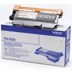 Brother Toner TN-2220 Sort Høykapasitet (2.600 sider)