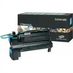 Lexmark Toner Cyan C792A1CG Return (6.000 sider)