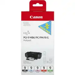 Canon Blekkpatron Pakke PGI-9 MBK/PC/PM/R/G (5x14ml)