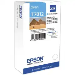 Epson Blekkpatron T7012 Cyan XXL Ekstra Høykapasitet (34.2ml) (3.400 sider)