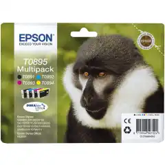Epson Blekkpatron Pakke T0895 Sort/CMY (5.8ml 3x3.5ml)
