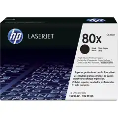 HP Toner 80X Sort Høykapasitet (6.900 sider)