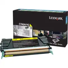 Lexmark Toner Gul C746A1YG Return (7,000 sider)