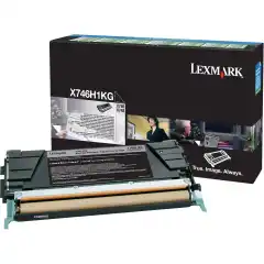 Lexmark Toner Sort Høykapasitet X746H1KG Return (12,000 sider)