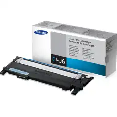 Samsung Toner Cyan CLT-C406S (1.000 sider)