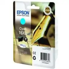 Epson Blekkpatron No.16XL Cyan Høykapasitet (6.5ml)