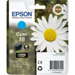 Epson Blekkpatron No.18 Cyan (3ml)