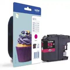 Brother Blekkpatron LC-123M Magenta (5.9ml) (600 sider)