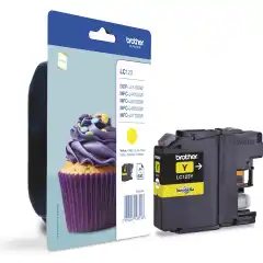 Brother Blekkpatron LC-123Y Gul (5.9ml) (600 sider)