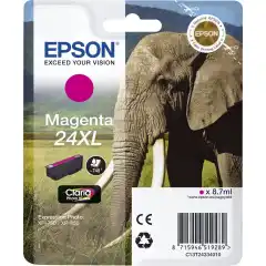Epson Blekkpatron No.24XL Magenta Høykapasitet (8.7ml)