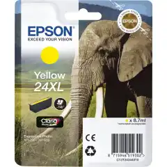 Epson Blekkpatron No.24XL Gul Høykapasitet (8.7ml)