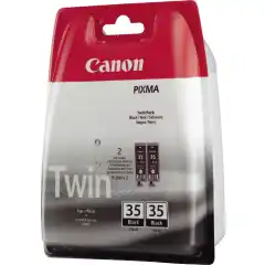 Canon Blekkpatron Pakke PGI-35BK Sort 2stk (2x9ml)