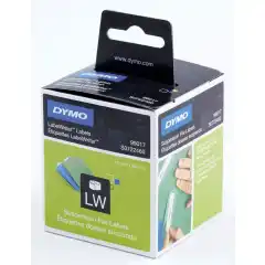 Dymo 99017 Hengemappeetikett Hvit 50x12mm (220stk) S0722460
