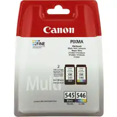 Canon Blekkpatron Pakke PG-545/CL-546 Sort/Farge (2x8ml)