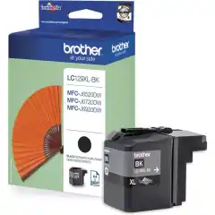 Brother Blekkpatron LC-129XLBK Sort Høykapasitet (50ml/2.400 sider)