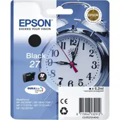 Epson Blekkpatron No.27 Sort (6.2ml)