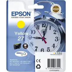 Epson Blekkpatron No.27 Gul (3.6ml)