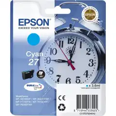Epson Blekkpatron No.27 Cyan (3.6ml)