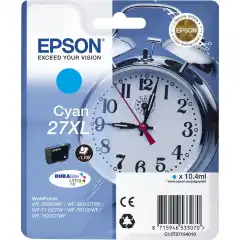 Epson Blekkpatron No.27XL Cyan Høykapasitet (10.4ml)