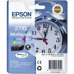 Epson Blekkpatron Pakke No.27XL CMY Høykapasitet (3x10.4ml)