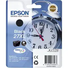Epson Blekkpatron No.27XL Sort Høykapasitet (17.7ml)