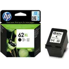 HP Blekkpatron No.62XL Sort Høykapasitet (600 sider)