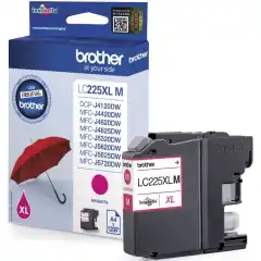 Brother Blekkpatron LC-225XLM Magenta Høykapasitet (11.8ml) (1.200 sider)