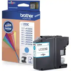 Brother Blekkpatron LC-223C Cyan (5.9ml) (550 sider)